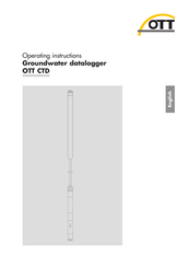 OTT CTD Operating Instructions Manual