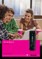 T-Mobile W'n'W Stick IV User Manual