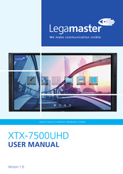 Legamaster XTX-7500UHD User Manual