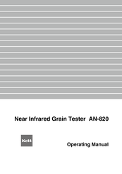 Kett AN-820 Operating Manual
