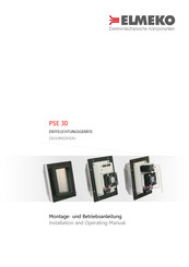 ELMEKO PSE 30LP Installation And Operating Manual