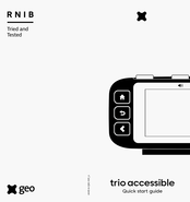 Geo Trio Accessible Quick Start Manual