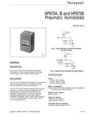 Honeywell HP970B Service Data