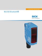 SICK Bluetooth WLA16 Operating Instructions Manual