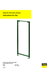 Viega Eco Plus 8162.5 Instructions For Use Manual