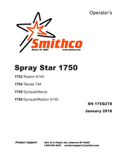 Smithco Spray Star 1758 DynaJet 8140 Operator's Manual