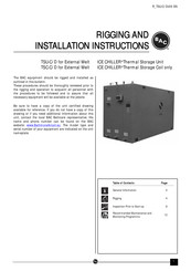BAC Ice Chiller TSU 120C Rigging And Installation Instructions