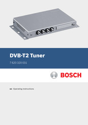 Bosch 7 620 320 031 Operating Instructions Manual