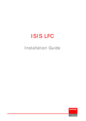 Barco ISIS LFC Installation Manual
