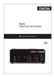 FONESTAR FS-70 Instruction Manual