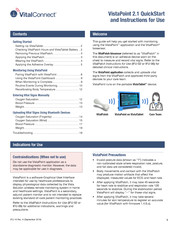 VitalConnect VistaPoint 2.1 Quickstart And Instructions For Use