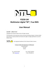 NTL P3250-1M User Manual