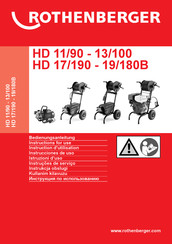 Rothenberger HD 19/180B Instructions For Use Manual