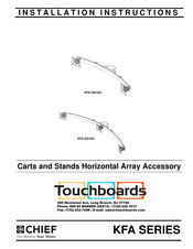 CHIEF KFA-225 Installation Instructions Manual