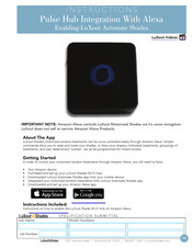 LuXout Shades Pulse Hub Instructions Manual