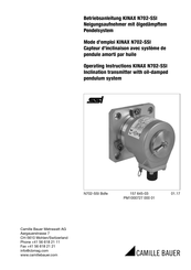 Camille Bauer KINAX N702-SSI Operating Instructions Manual