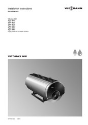 Viessmann Vitomax HW M74 Installation Instructions Manual