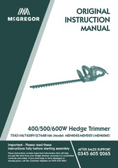 McGREGOR MEH4045 Original Instruction Manual