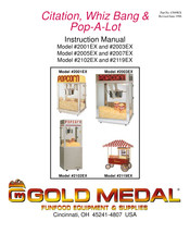 Gold Medal 2001EX Instruction Manual