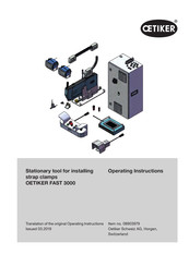 OETIKER FAST 3000 Operating Instructions Manual