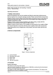 Jung eNet FM AS 16 REG Operating Instructions Manual