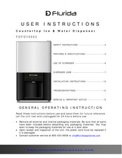 Flurida FDFD10502 User Instructions