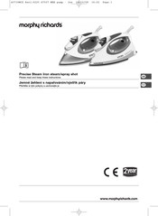 Morphy Richards Precise Steam Plus Instructions Manual
