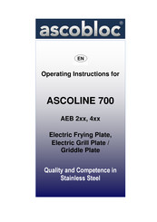 ascobloc ASCOLINE 700 AEB 460.400 Operating Instructions Manual