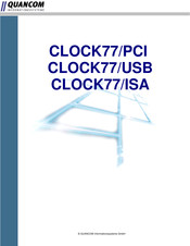 Quancom CLOCK77/PCI Manual