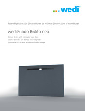 Wedi Fundo Riolito neo Assembly Instructions Manual