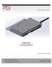 PDi PD251-047 Quick Start Manual