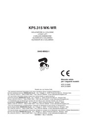 Ravaglioli KP5.315 WR Manual