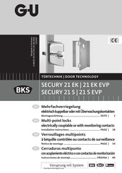 G-U Secury 21 EK Installation Instructions Manual