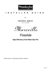 Wonderfire Marseille BR622 Installer's Manual