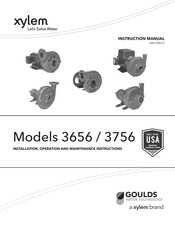 Xylem Goulds 3656 Installation, Operation And Maintenance Instructions