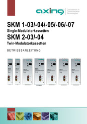 axing SKM 1-07 Operation Instructions Manual