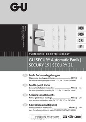 G-U Secury 19 Installation Instructions Manual