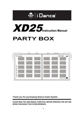iDance XD25 Instruction Manual
