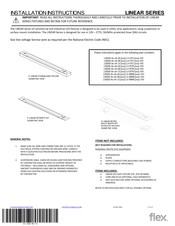 Flex LINEAR LR20S-A Series Installation Instructions Manual