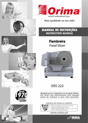 Orima ORS 222 Instruction Manual