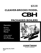 Cleaver-Brooks CBH 60 Operation, Service And Parts Manual