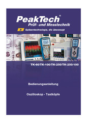 PeakTech TK-250/100 Operation Manual