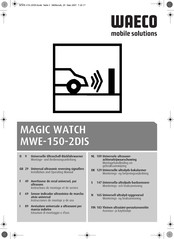 Waeco MAGIC WATCH MWE-150-2DIS Installation And Operating Manual