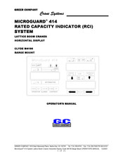 GREER Company Microguard 414 Operator's Manual