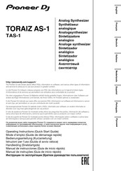 PIONEER DJ TORAIZ AS-1 Operating Instructions Manual