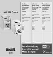 Ismatec MCP-CPF Process Operating Manual