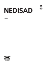 IKEA NEDISAD ST18 Manual