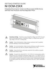 National Instruments NI DCM-23 Series Getting Started Manual