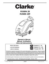 Clarke Fusion 20 Operator's Manual