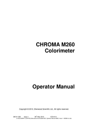 Sherwood Scientific CHROMA M260 Operator's Manual